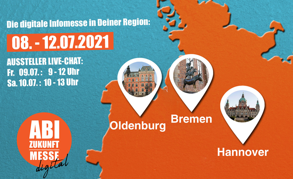 ABI Zukunft digital 2021 – Standorte: Bremen, Hannover & Oldenburg